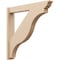 Ekena Millwork 5 1/2-in W x 34-in D x 34-in H Funston Trad Rough Cedar Woodgrain TimberThane Outlooker, Primed Tan OUTUR055X34X34FST04RCPR - alternate 1